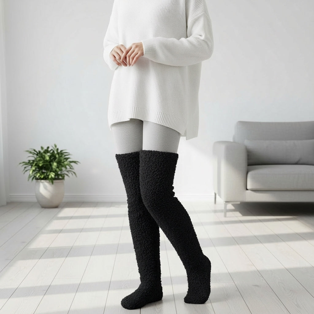 PufiLab Uzun Peluş Çorap